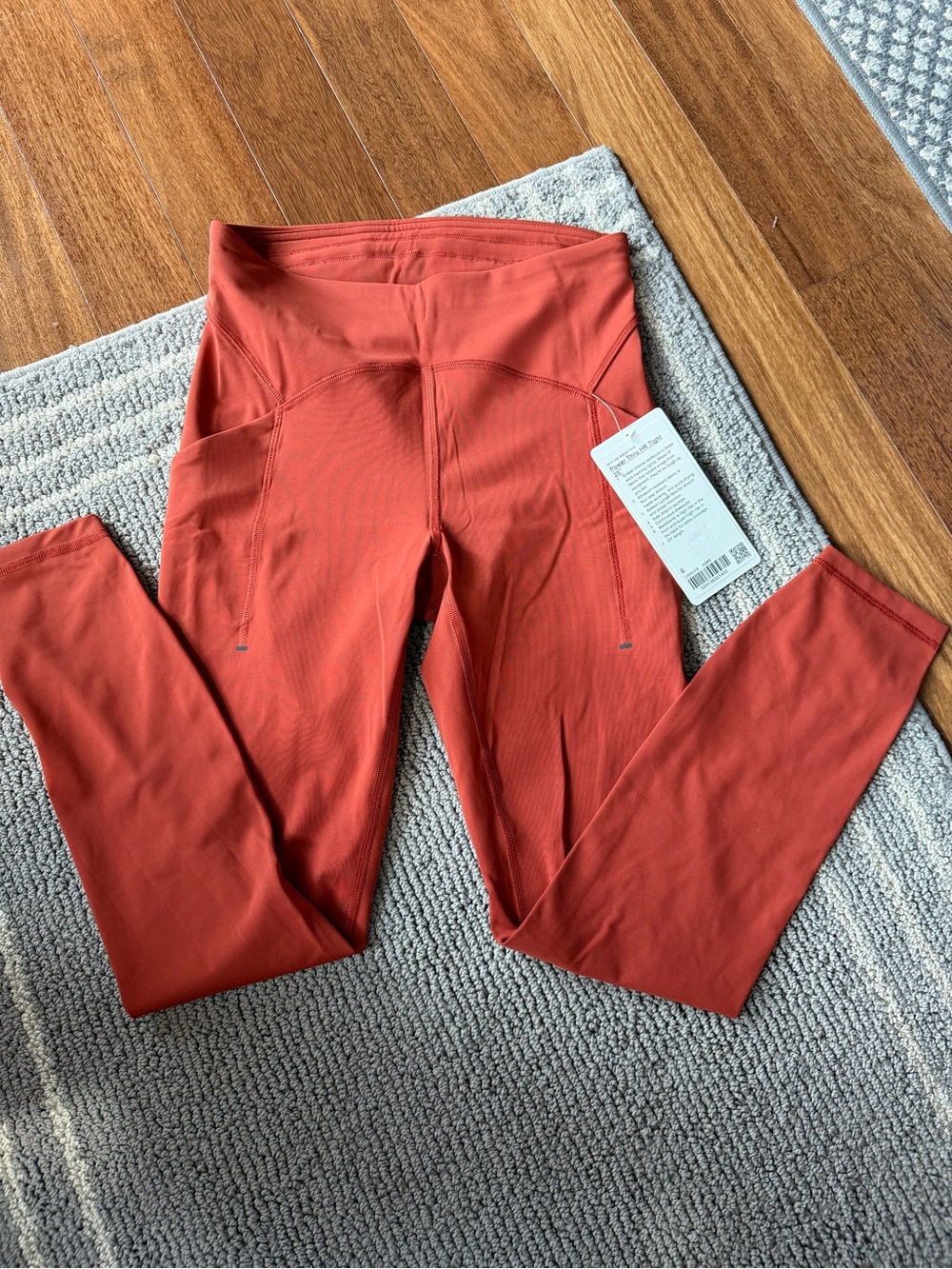 lululemon athletica Power Thru HR Tight 25” Aztec Brick Leggings